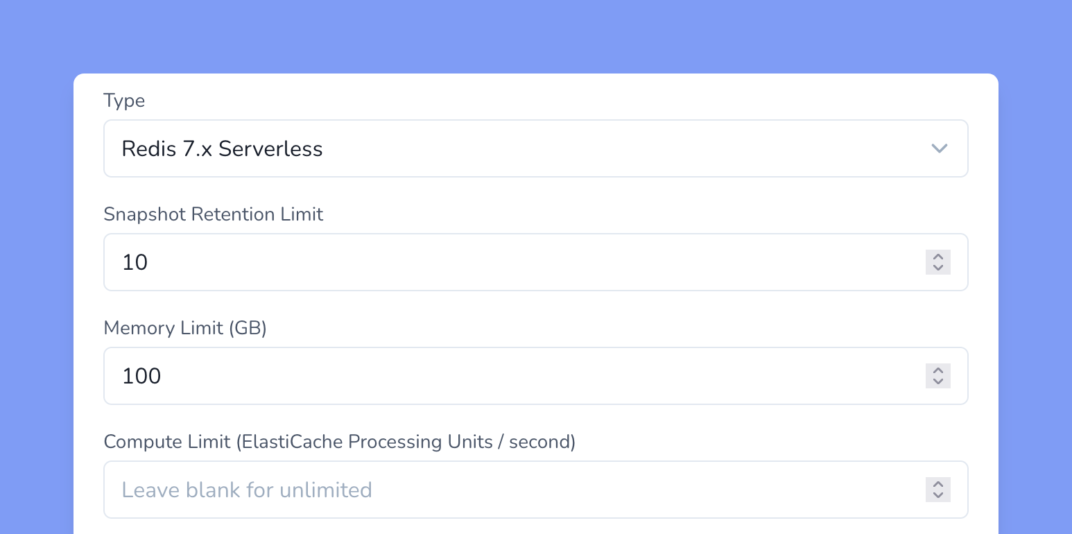 Vapor: Serverless ElastiCache Support