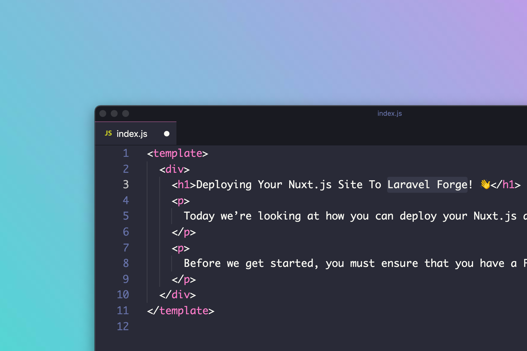 Deploying Your Nuxt.js Site To Laravel Forge