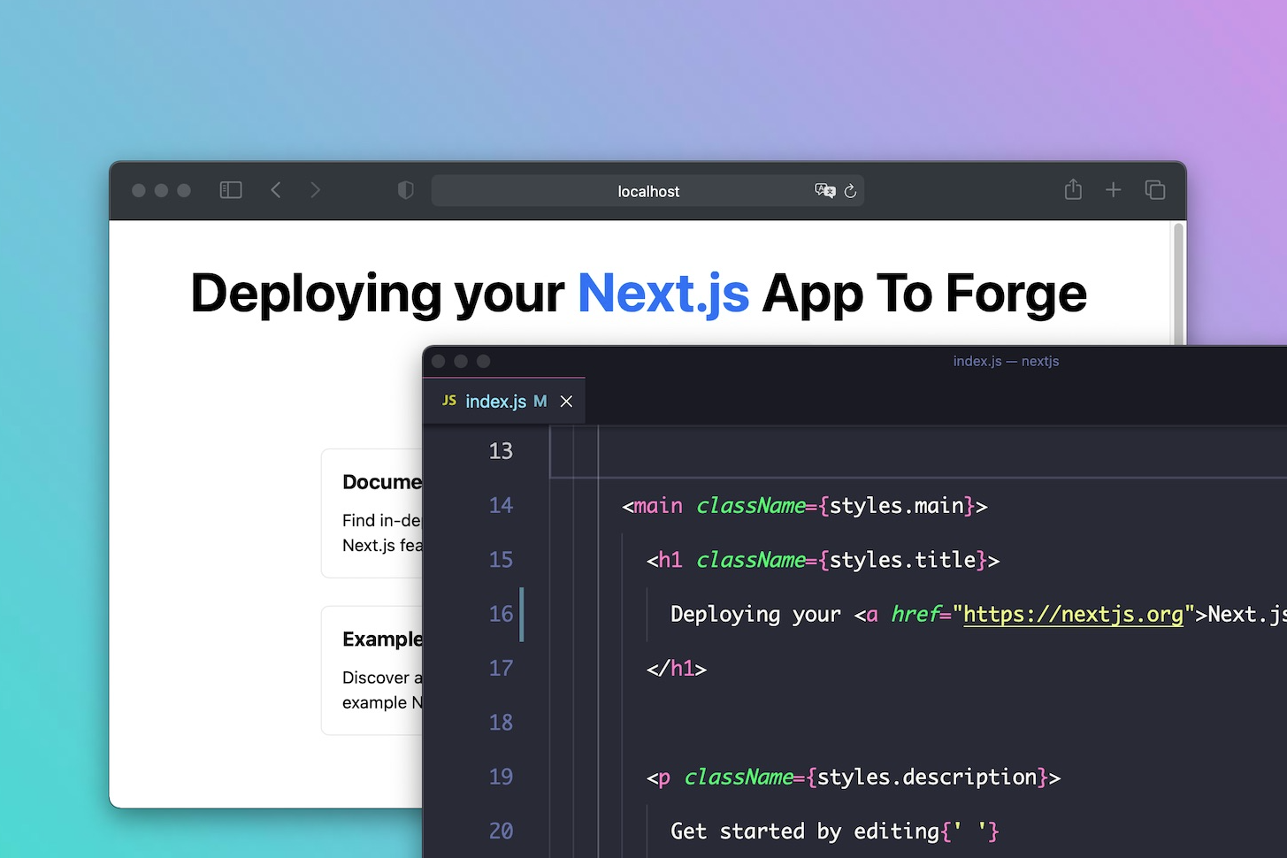 Deploying your Next.js App To Forge